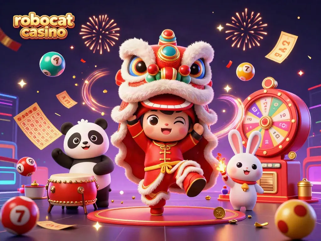 Experience the thrill of robocat casino with lively characters, exciting games, and vibrant lucky symbols.